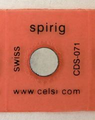 Wodoodporne CelsiDot®-znacznik temperatury, samoprzylepna etykieta termoczuła<br>CDS-071°C, opakowanie 24 etykiety