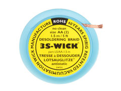 3S-WICK Taśma do wylutowywania elementów 1,50 mm x 1,5 m