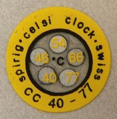 CC-040/077 CelsiClock-znacznik temperatury, samoprzylepna etykieta termoczuła, 40°C - 77°C, 5 temperatur, opakowanie 10 etykiet