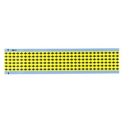 Strzałka inspekcyjna czarna na żółtym tle, 7,62 mm × 6,35 mm 1 arkusz = 180 strzałek