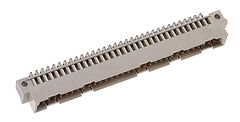 Złącze DIN 41612 typu B, męskie, proste, 32 pin