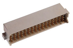 Złącze DIN 41612 typu G, męskie, proste, 64 pin