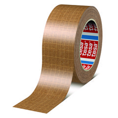 TESA 60013 Taśma papierowa pakowa wzmocniona włóknem szklanym, kolor brązowy, 50mm x 25m x 210 µm