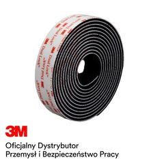Rzep Dual Lock SJ3550 gr. połączenia 5,7 mm wym. 25 mm x 1 m ilość grzybków 250/in<sup>2