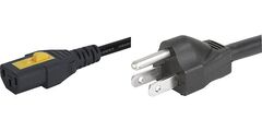 6051.2001 – Przewód zasilający V-LOCK 10A 2.0m USA IEC C13 prosty